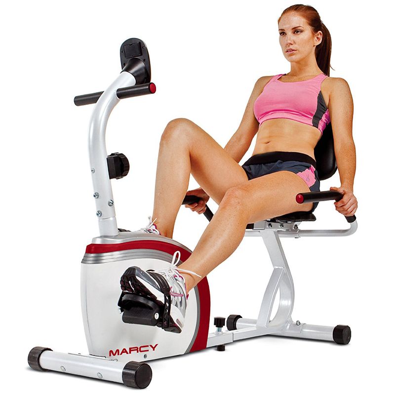 Photo 1 of **PARTS ONLY**
Marcy Magnetic Resistance Stationary Recumbent Exercise Bike
