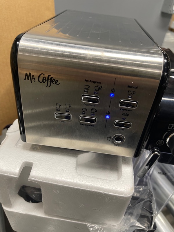 Photo 3 of Mr. Coffee One-Touch CoffeeHouse Espresso Maker and Cappuccino Machine
