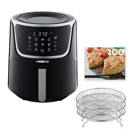 Photo 1 of GoWISE Usa Air Fryer with Dehydrator and 3 Stackable Racks, 7 Quart