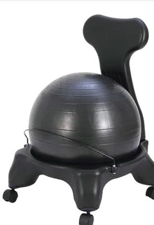 Photo 1 of  Ball Plastic Chair with Back; Adult Size