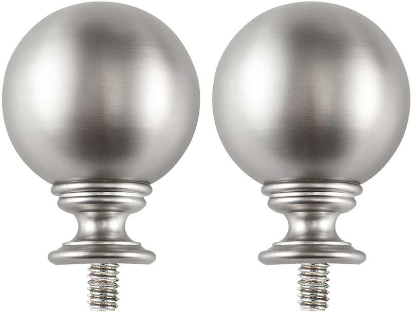 Photo 1 of (stock image for reference only )
Curtain Rod Finials  Curtain Rods, Set of Two