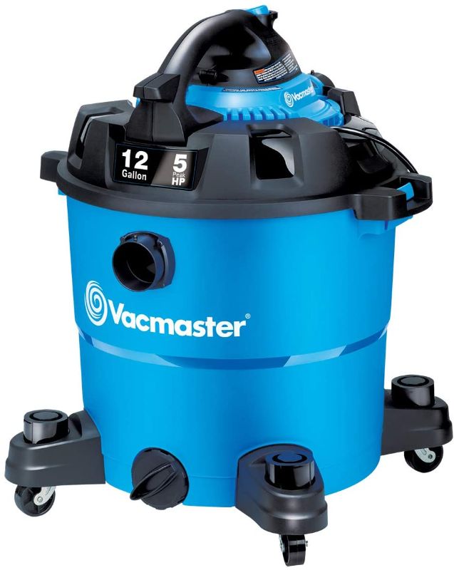 Photo 1 of Vacmaster VBV1210, 12-Gallon* 5 Peak HP** Wet/Dry Shop Vacuum with Detachable Blower, Blue