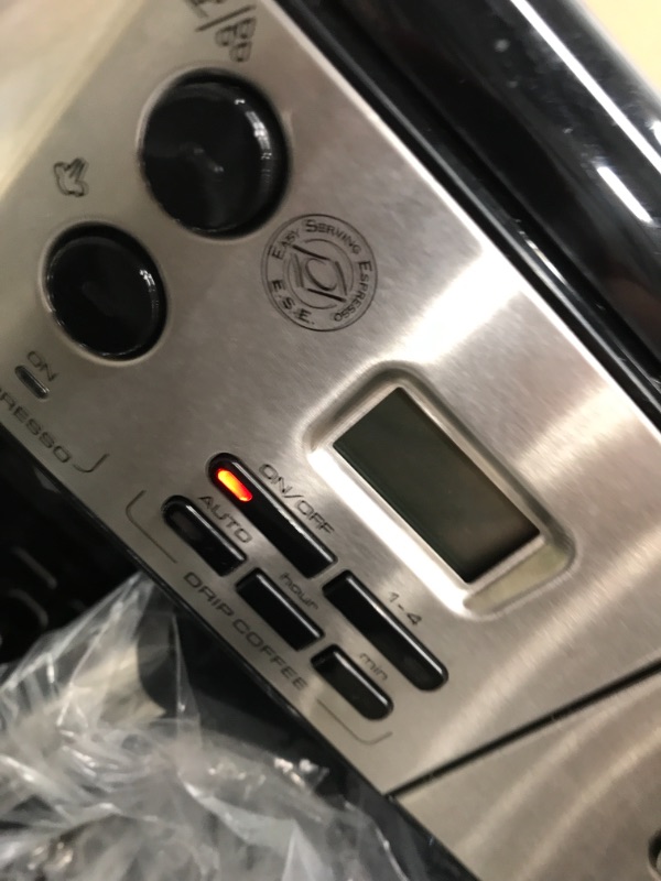 Photo 3 of De'Longhi BCO430BM All-in-One Combination Maker & Espresso Machine + Advanced Milk Frother for Cappuccino, Latte & Macchiato + Glass Coffee Pot 10-Cup
