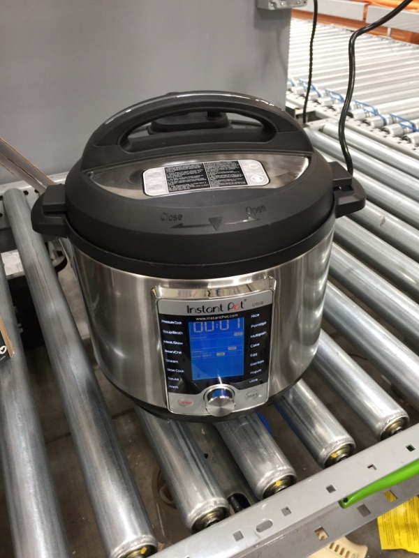 Photo 1 of Instant Pot Ultra 10-in-1 Electric Pressure Cooker, Slow Cooker, Rice Cooker, Steamer, Saute, Yogurt Maker, Cake Maker, Egg