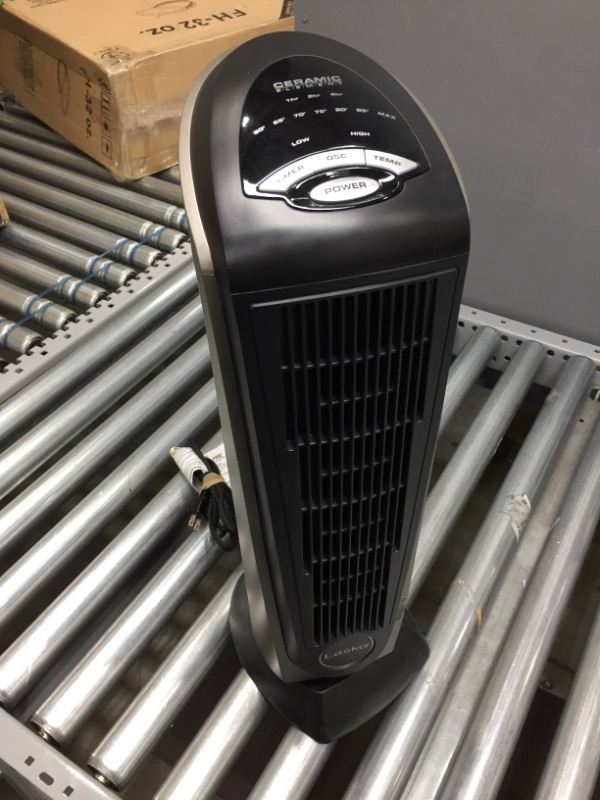 Photo 2 of *USED*
*MISSING remote*
Lasko 1500 Watt 2 Speed Ceramic Oscillating Tower Heater with Remote