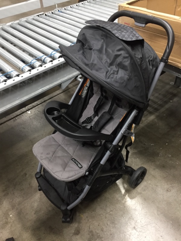 Photo 2 of *USED*
Summer 3Dpac CS Compact Fold Stroller, Black – Compact Car Seat Adaptable Baby Stroller – Lightweight Stroller with Convenient One-Hand Fold, Reclining Seat and Extra-Large Canopy
