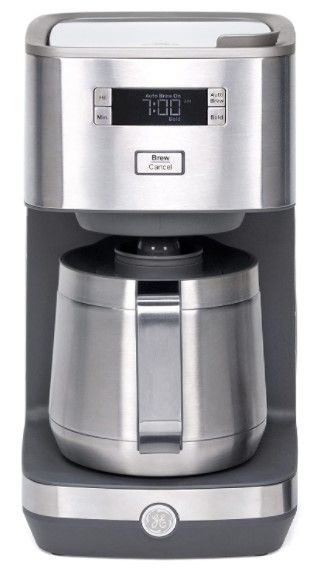 Photo 1 of *USED*
GE 10- Cup Stainless Steel Drip Coffee Maker with Thermal Carafe | Stainless Steel