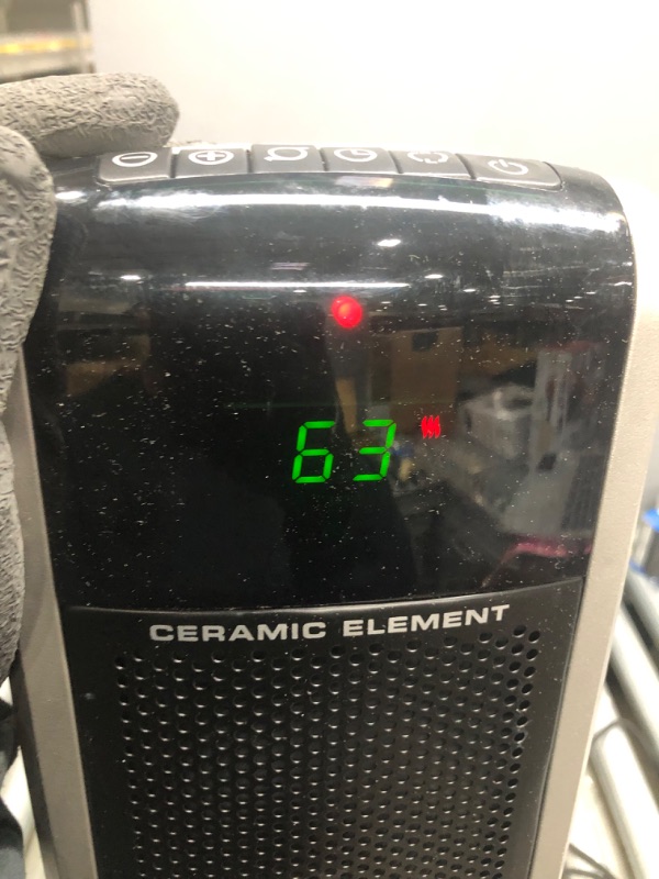 Photo 3 of *USED*
*MISSING hardware*
Lasko 5586 Digital Ceramic Tower Heater with Remote, Dark Grey
