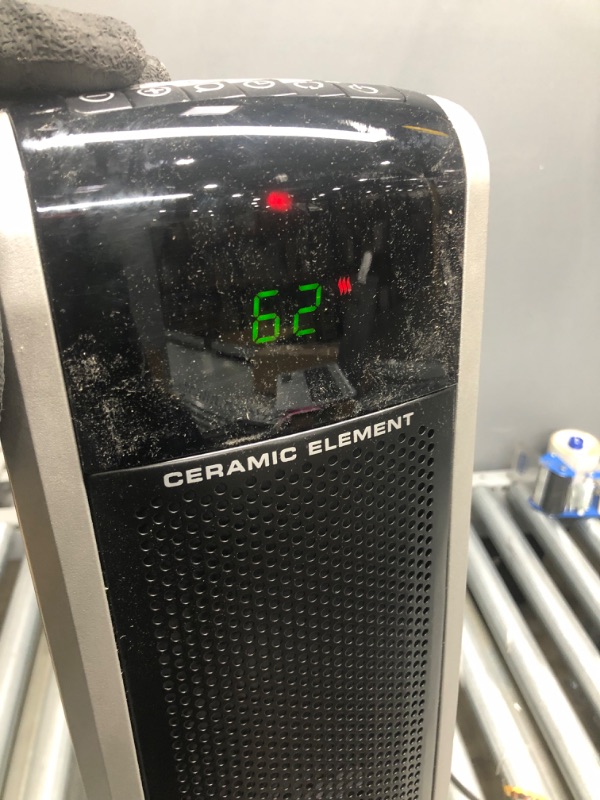 Photo 3 of *USED*
*MISSING manual and hardware*
Lasko 5586 Digital Ceramic Tower Heater with Remote, Dark Grey
