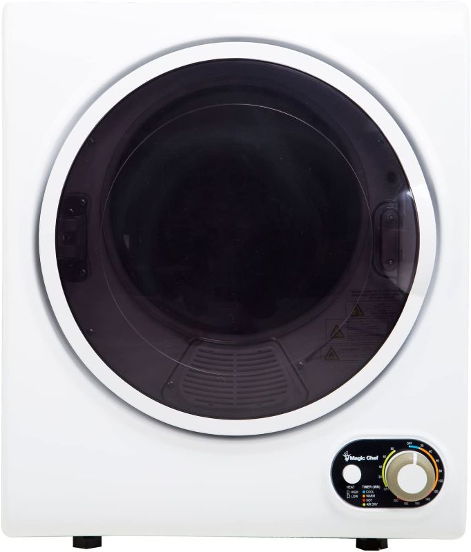 Photo 1 of *USED*
Magic Chef Compact Electric White MCSDRY15W 1.5 cu. ft. Laundry Dryer
