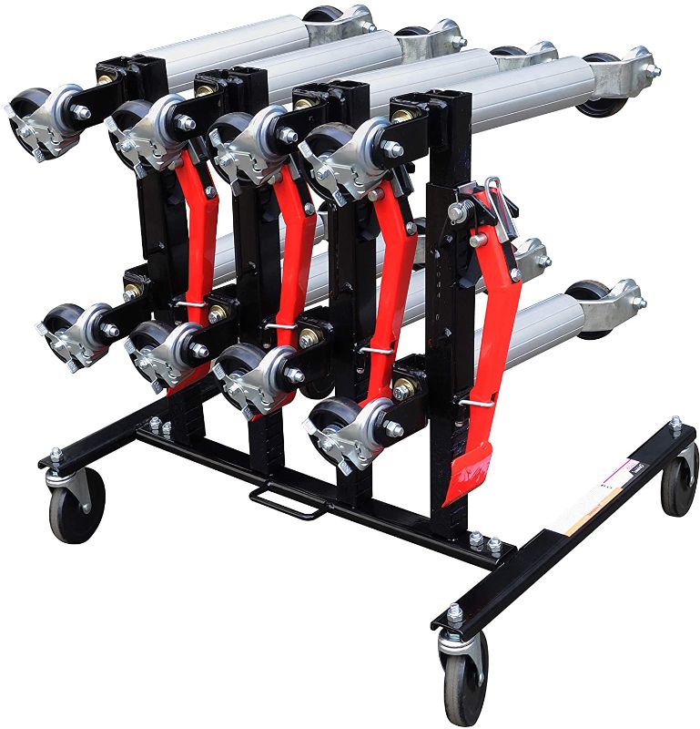 Photo 1 of *rack ONLY*
*MISSING 1 wheel*
Sunex 7709 Car Dolly Rack, 4-Dolly Capacity
