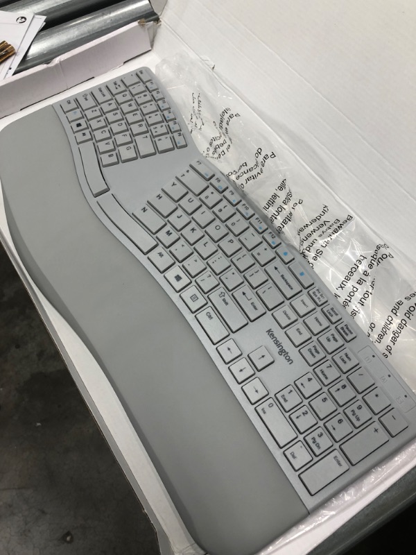 Photo 2 of Kensington Pro Fit Ergo Wireless Keyboard (Gray)