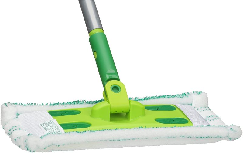 Photo 1 of *USED*
Quick Shine Hardwood Floor Mop with Washable and Reusable Microfiber Pad | Adjustable Height, Swivel Head, Use Dry for Dusting or Damp for Cleaning and Applying Finishes | No Batteries Required
