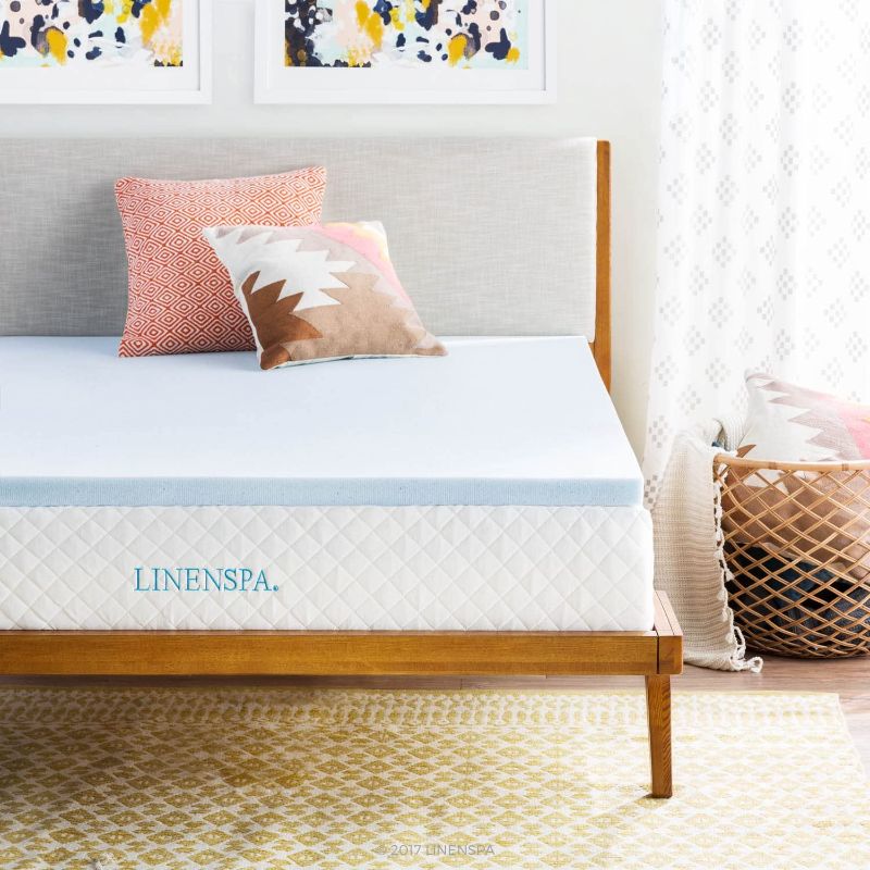 Photo 1 of *USED*
Linenspa 2 Inch Gel Infused Memory Foam Mattress Topper, Queen