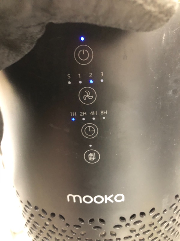 Photo 3 of *USED*
MOOKA Air Purifier for Home, Large Room 861 sq ft, H13 HEPA Filter Air Cleaner, Night Light
