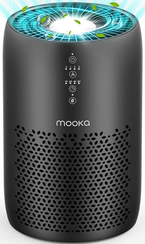 Photo 1 of *USED*
MOOKA Air Purifier for Home, Large Room 861 sq ft, H13 HEPA Filter Air Cleaner, Night Light
