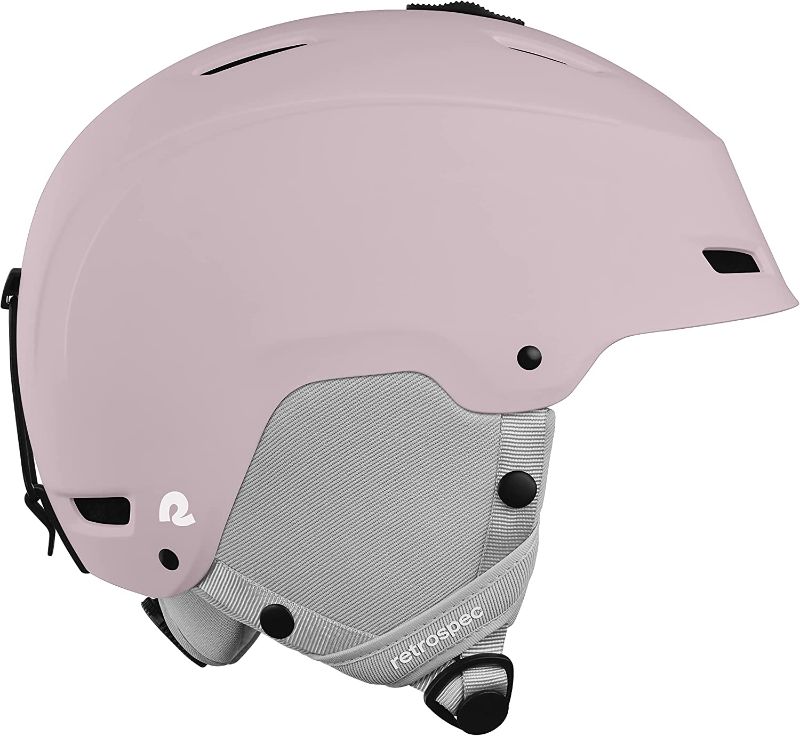 Photo 1 of *more pink IN PERSON*
Retrospec Zephyr Ski & Snowboard Helmet for Adults - Adjustable with 9 Vents - ABS Shell & EPS Foam, Medium 55.5-59cm, Matte Rose