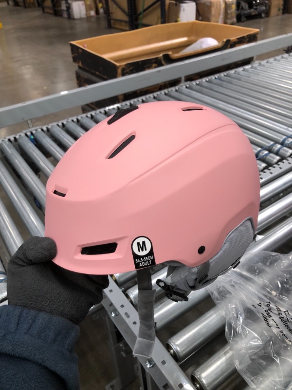 Photo 2 of *more pink IN PERSON*
Retrospec Zephyr Ski & Snowboard Helmet for Adults - Adjustable with 9 Vents - ABS Shell & EPS Foam, Medium 55.5-59cm, Matte Rose