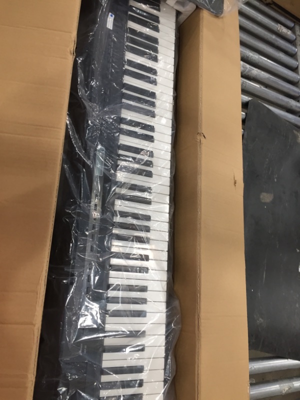 Photo 2 of Donner DEP-45 88 Key Semi Weighted Keyboard Portable Digital Piano with Stand, Sustain Pedal, 20W Built in Speakers, 10 Premium Voices, Headphone Output, Bluetooth MIDI Beginner Electric Keyboard
