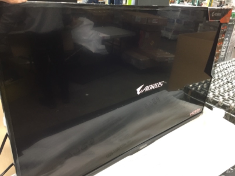 Photo 1 of AORUS FV43U 43" 144Hz 2160p HBR3, NVIDIA G-SYNC Compatible, Exclusive Built-in ANC, 3840x2160 Display, 1ms Response Time, HDR, 96% DCI-P3, 1x DisplayPort 1.4, 2X HDMI 2.1, 2X USB 3.0, 1x USB C
