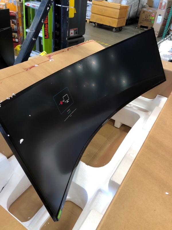 Photo 2 of SAMSUNG 49-inch Odyssey G9 Gaming Monitor | QHD, 240hz, 1000R Curved, QLED, NVIDIA G-SYNC & FreeSync | LC49G95TSSNXZA Model
