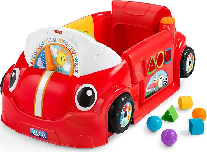 Photo 1 of Fisher-Price Laugh & Learn Crawl Around Car, stationary play center for babies and toddlers [Amazon Exclusive]
