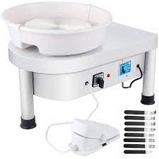 Photo 1 of VEVOR Pottery Wheel 25cm Pottery Forming Machine 280W Electric Wheel for Pottery with Foot Pedal and Detachable Basin Easy Cleaning for Ceramics Clay Art Craft DIY
