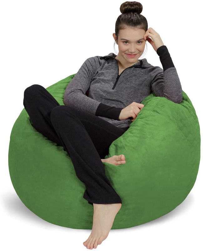 Photo 1 of  Plush, Ultra Soft Bean Bag Chair - Memory Foam Bean Bag Chair 