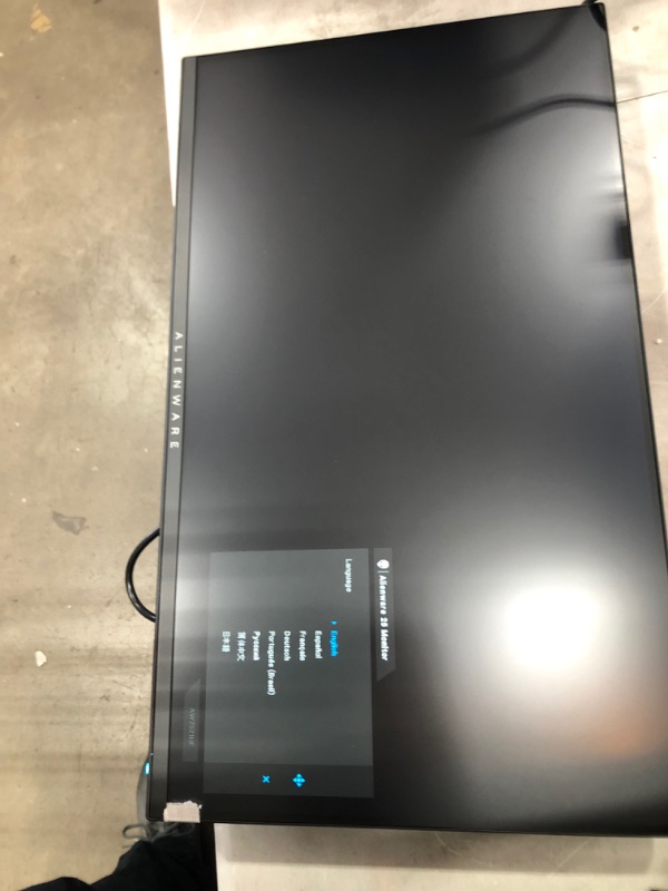 Photo 4 of Alienware 240Hz Gaming Monitor 24.5 Inch Full HD Monitor with IPS Technology, Dark Gray - Dark Side of the Moon - AW2521HF