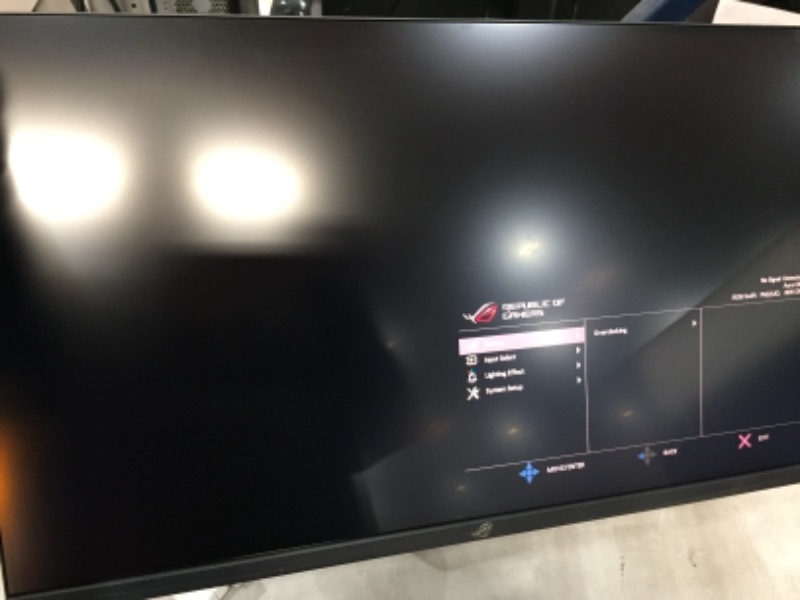Photo 1 of ASUS ROG Swift PG32UQ 32” 4K HDR 144Hz DSC HDMI 2.1 Gaming Monitor, UHD (3840 x 2160), IPS, 1ms, G-SYNC Compatible, Extreme Low Motion Blur Sync, Eye Care, DisplayPort, USB, DisplayHDR 600
