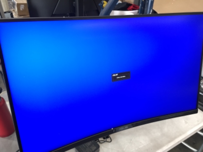 Photo 2 of ASUS TUF Gaming 32" 1440P HDR Curved Monitor (VG32VQ) - QHD (2560 x 1440), 144Hz, 1ms, Extreme Low Motion Blur, Speaker, Adaptive-Sync, FreeSync Premium, VESA Mountable, DisplayPort, HDMI
