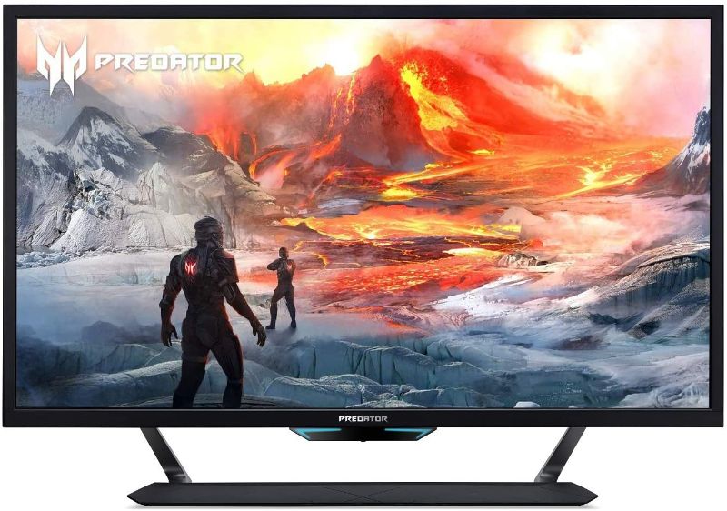 Photo 1 of Acer Predator CG437K Pbmiiippuzx 43" 4K UHD, 120Hz(144Hz Overclock), 1ms VRB, G-Sync Compatible Gaming Monitor with VESA Certified DisplayHDR 1000 (2x DisplayPort, 3x HDMI Port & 1 USB Type-C Port)
