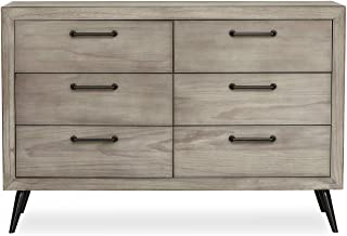 Photo 1 of *** DAMAGED****
Evolur Stilnovo Mid Century Double Dresser, Windsor Oak Grey, 52x18x35 Inch (Pack of 1)