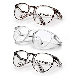 Photo 1 of Protective Eyewear Anti-Fog Safety Goggles Clear Anti-Blue Ray Safety Glasses For Women And Men, Light-Weight Frame