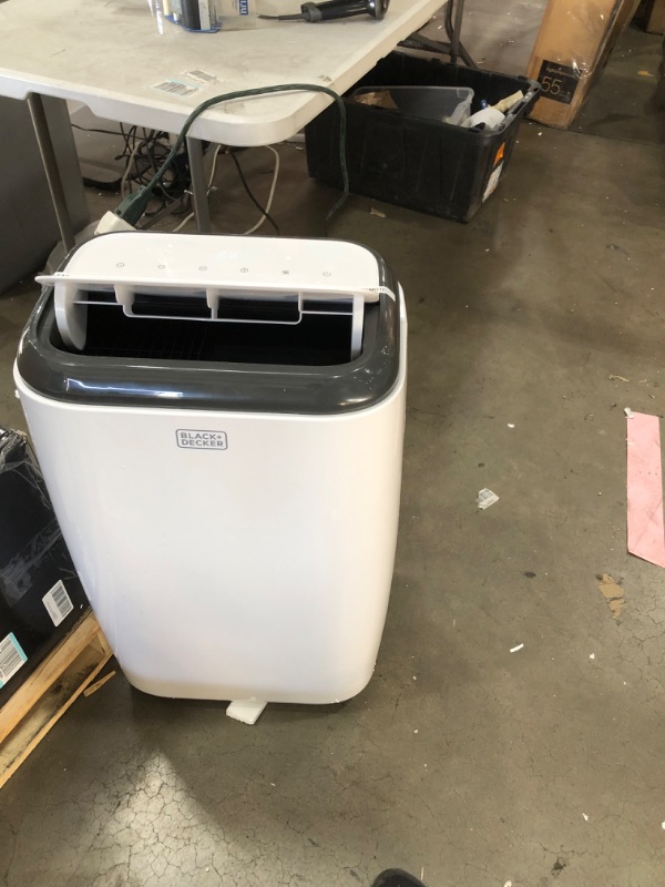 Photo 3 of *** MISSING COMPONENTS *** NOT PACKAGED**
BLACK+DECKER BPP10HWTB Portable Air Conditioner with Heat and Remote Control, 10,000 BTU SACC/CEC (14,000 BTU ASHRAE), Cools Up to 450 Square Feet, White
