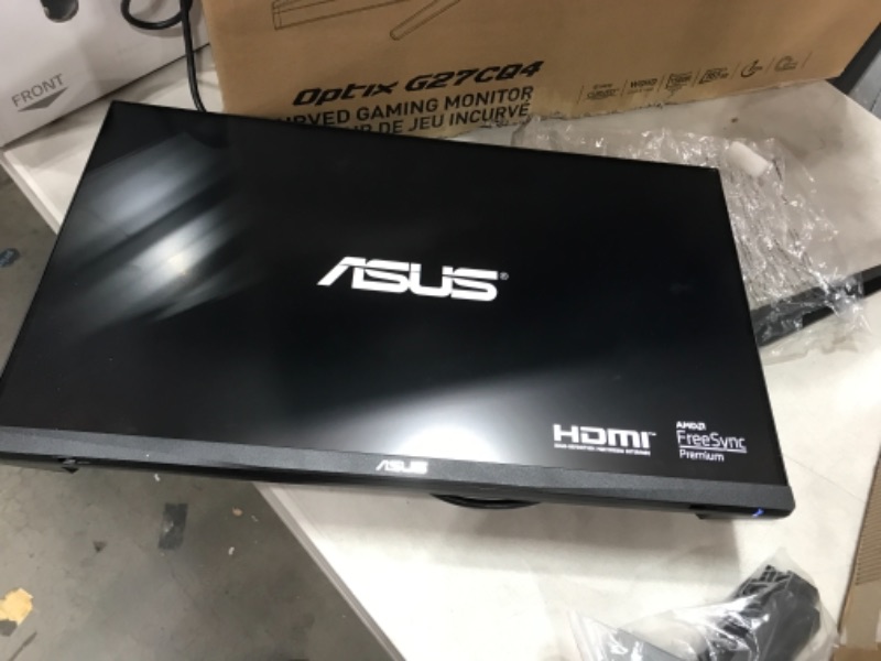 Photo 3 of ASUS TUF Gaming 23.8” 1080P Monitor (VG247Q1A) - Full HD, 165Hz (Supports 144Hz), 1ms, Extreme Low Motion Blur, Adaptive-sync, FreeSync Premium, Shadow Boost, Speakers, Eye Care, HDMI, DisplayPort
