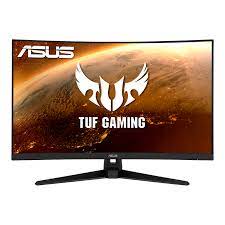 Photo 1 of ASUS TUF Gaming 32" 1080P Curved Monitor (VG328H1B) - Full HD, 165Hz (Supports 144Hz), 1ms, Extreme Low Motion Blur, Speaker, Adaptive-Sync, FreeSync Premium, VESA Mountable, HDMI, Tilt Adjustable
