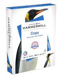 Photo 1 of Hammermill Printer Paper, 20 Lb Copy Paper, 8.5 x 11 - 8 Ream (4,000 Sheets) - 92 Bright, Made in the USA
