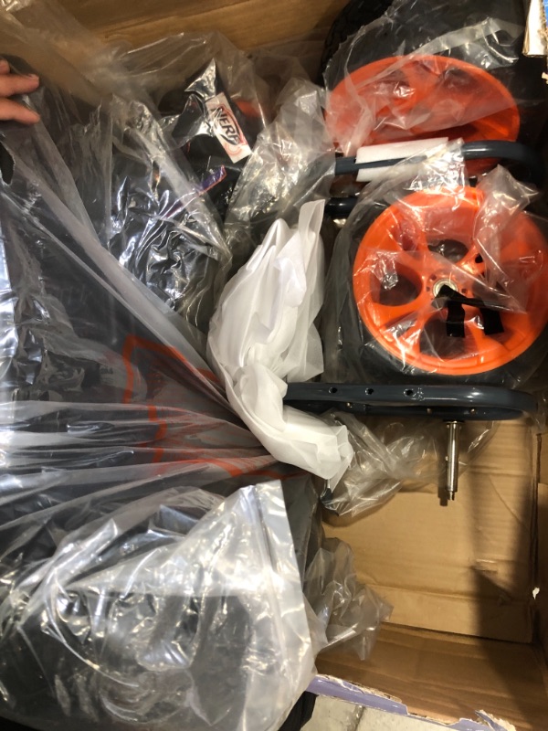 Photo 1 of Hauck Nerf Battle Racer Pedal Go Kart, Orange/Grey/Black
missing some hardware