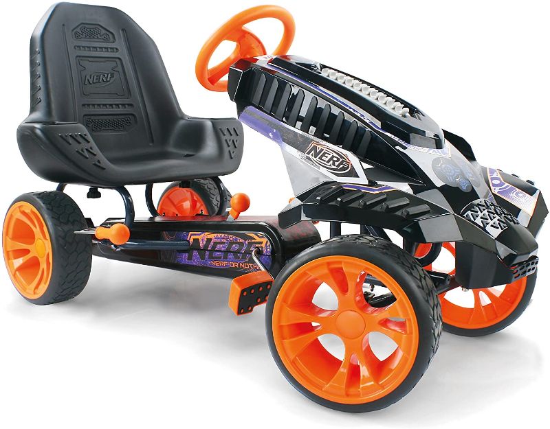 Photo 1 of Hauck Nerf Battle Racer Pedal Go Kart, Orange/Grey/Black
missing some hardware