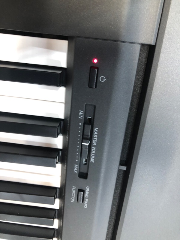 Photo 1 of Yamaha P71 88-Key Weighted Action Digital Piano with Sustain Pedal and Power Supply