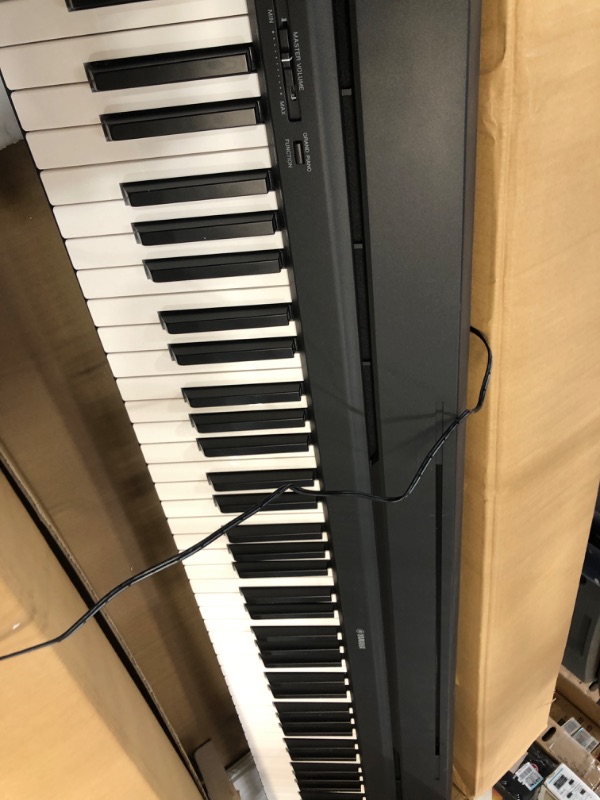 Photo 1 of Yamaha P71 88-Key Weighted Action Digital Piano with Sustain Pedal and Power Supply