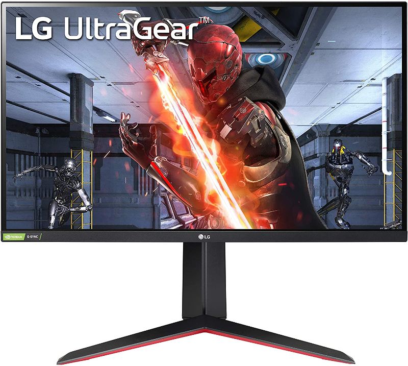 Photo 1 of LG 27GN650-B Ultragear Monitor 27” FHD (1920 x 1080) IPS Display, 144Hz Refresh Rate, NVIDIA G-SYNC, AMD FreeSync Premium