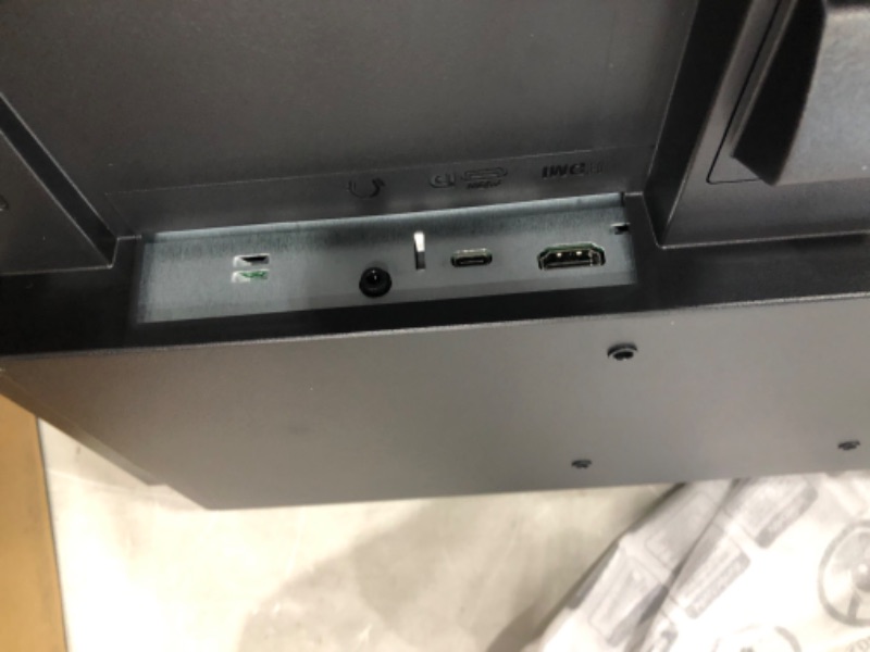 Photo 1 of damaged screen (see image for damage)
ASUS 23.8” 1080P Monitor (VA24DCP) - Full HD, IPS, 75Hz, USB-C 65W Power Delivery, Speakers, Adaptive-Sync/FreeSync, Low Blue Light, Flicker Free, VESA Mountable, Frameless, HDMI