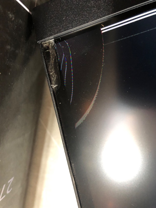 Photo 2 of MINOR DAMAGE TO SCREEN (SEE IMAGE FOR DAMAGE)
LG Electronics UltraGear 27GN750-B 27 Inch Full HD 1ms and 240HZ Monitor with G-SYNC Compatibility and Tilt, Height and Pivot Adjustable Stand, Black