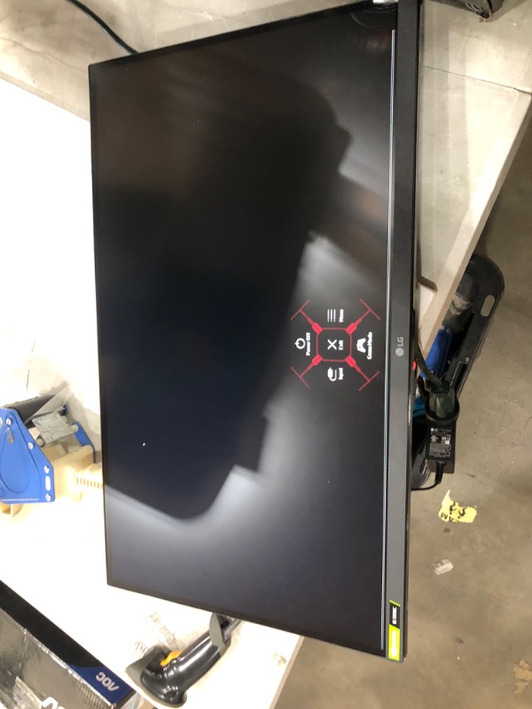 Photo 3 of MINOR DAMAGE TO SCREEN (SEE IMAGE FOR DAMAGE)
LG Electronics UltraGear 27GN750-B 27 Inch Full HD 1ms and 240HZ Monitor with G-SYNC Compatibility and Tilt, Height and Pivot Adjustable Stand, Black