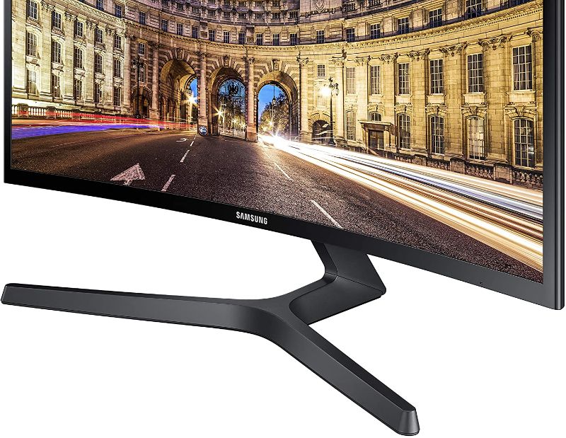 Photo 1 of SAMSUNG 23.5” CF396 Curved Computer Monitor, AMD FreeSync for Advanced Gaming, 4ms Response Time, Wide Viewing Angle, Ultra Slim Design, LC24F396FHNXZA, Black