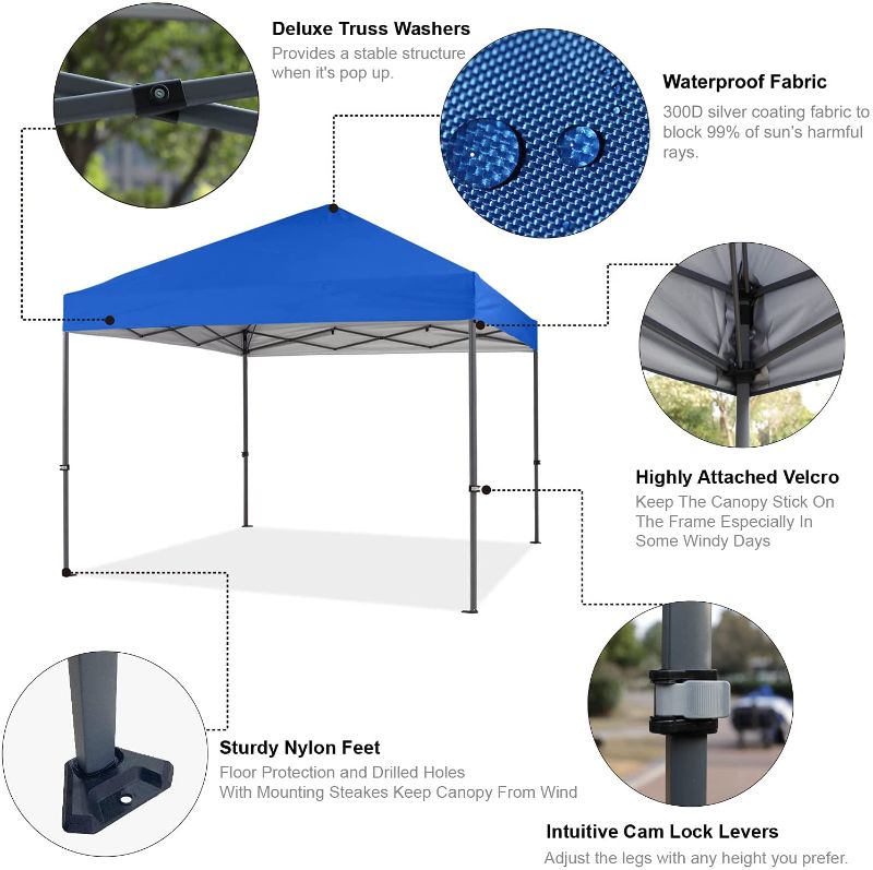 Photo 1 of (TORN CARRY CASE; BROKEN CASE ZIPPER)
isagapoy pop up tent blue 3m x 3m