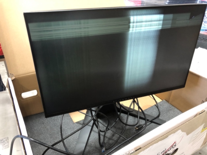 Photo 1 of (NOT FUNCTIONAL; DAMAGED PIXELS/SCREEN)
Alienware 240Hz Gaming Monitor 24.5 Inch Full HD Monitor with IPS Technology, Dark Gray - Dark Side of the Moon - AW2521HF