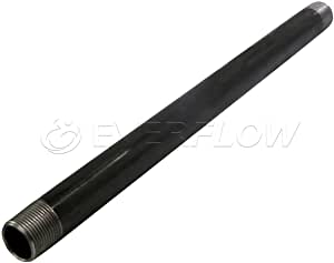 Photo 1 of  30" Long Pre-Cut Black Steel Pipe with 2" Nominal Size Diameter, pack of 5